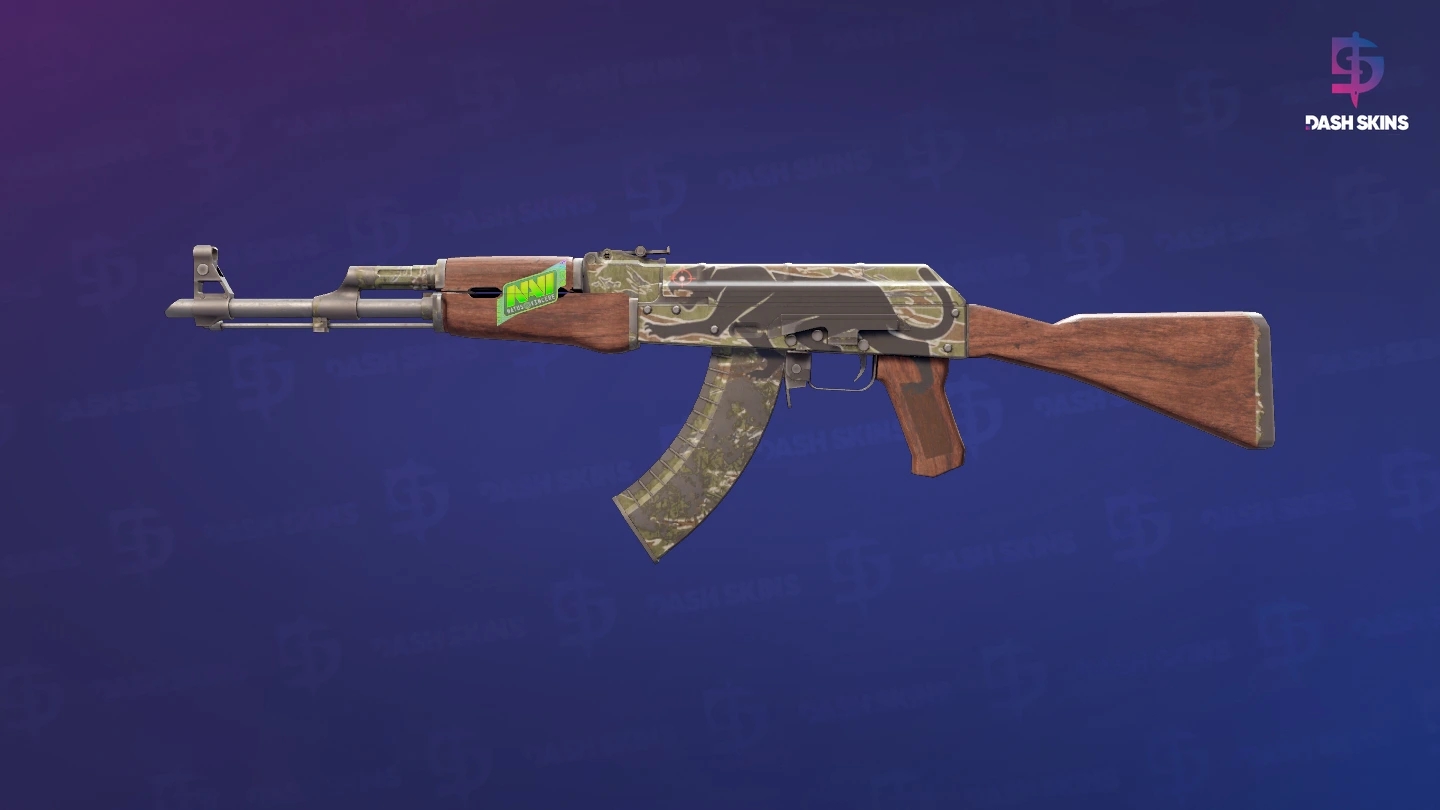 AK-47 | Jaguar (Battle-Scarred) Screenshot Playside