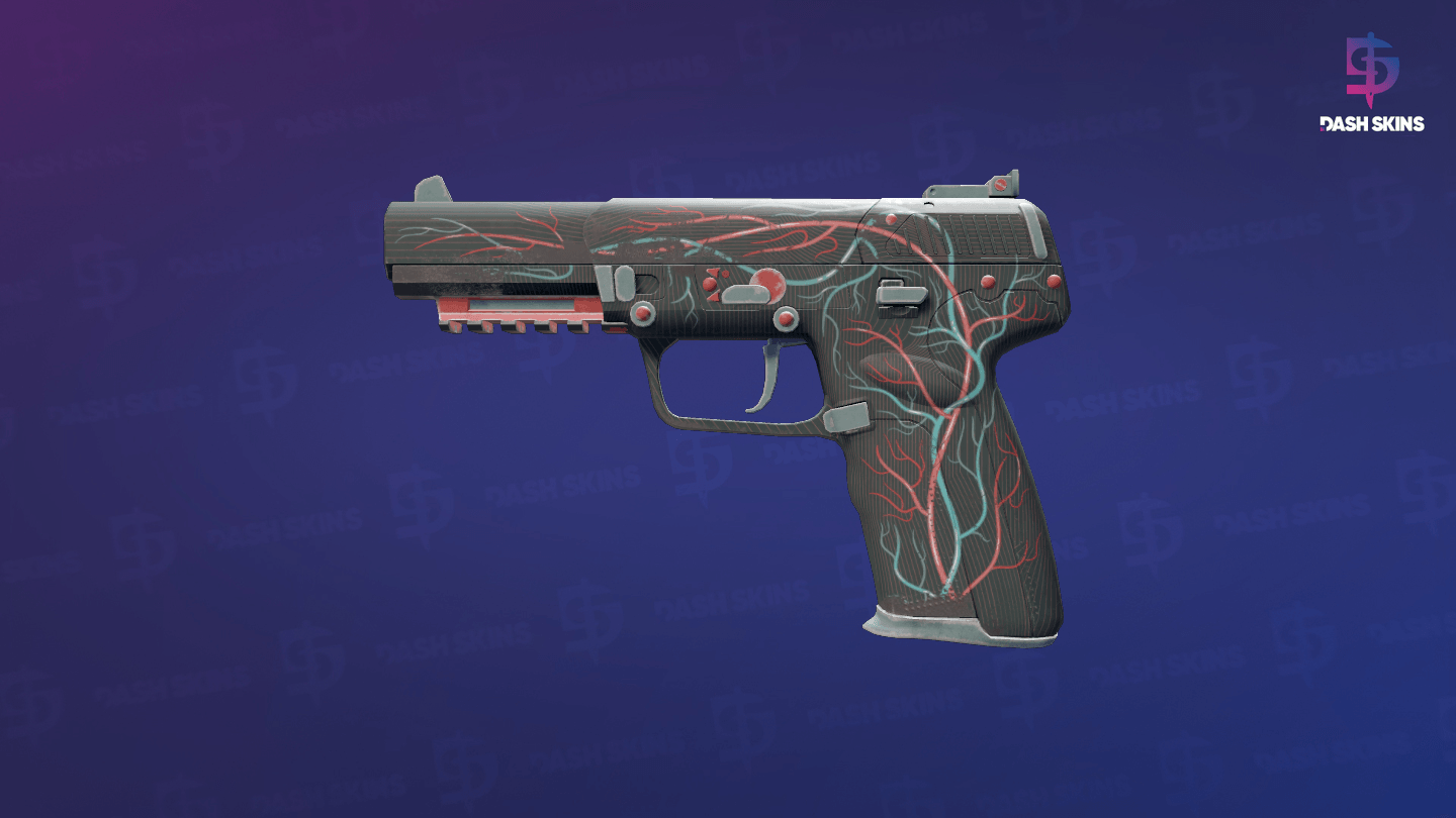 Five-SeveN | Capillary (Well-Worn) Screenshot Playside