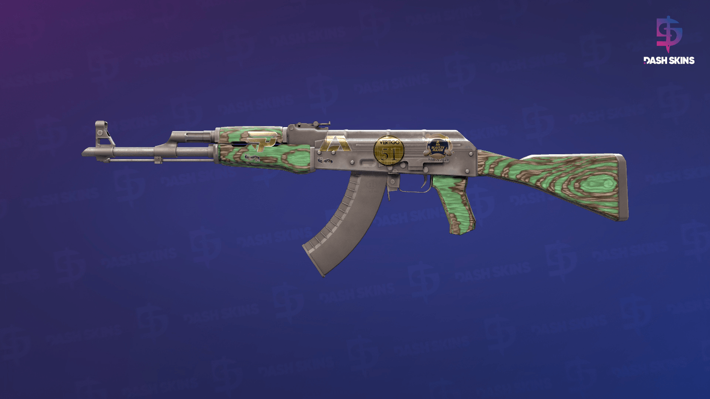 Souvenir AK-47 | Green Laminate (Factory New) Screenshot Playside