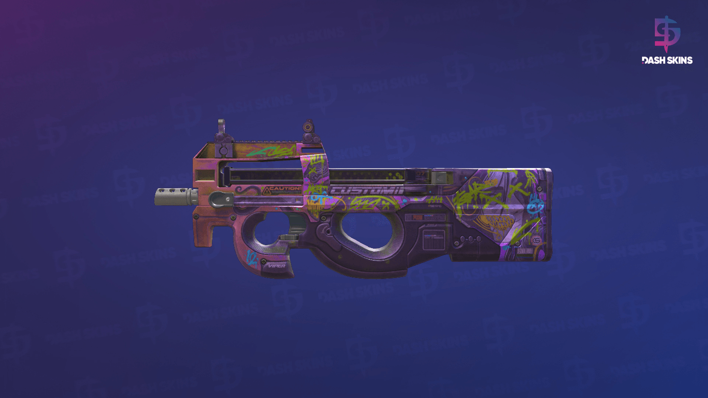 P90 | Neoqueen (Battle-Scarred) Screenshot Playside