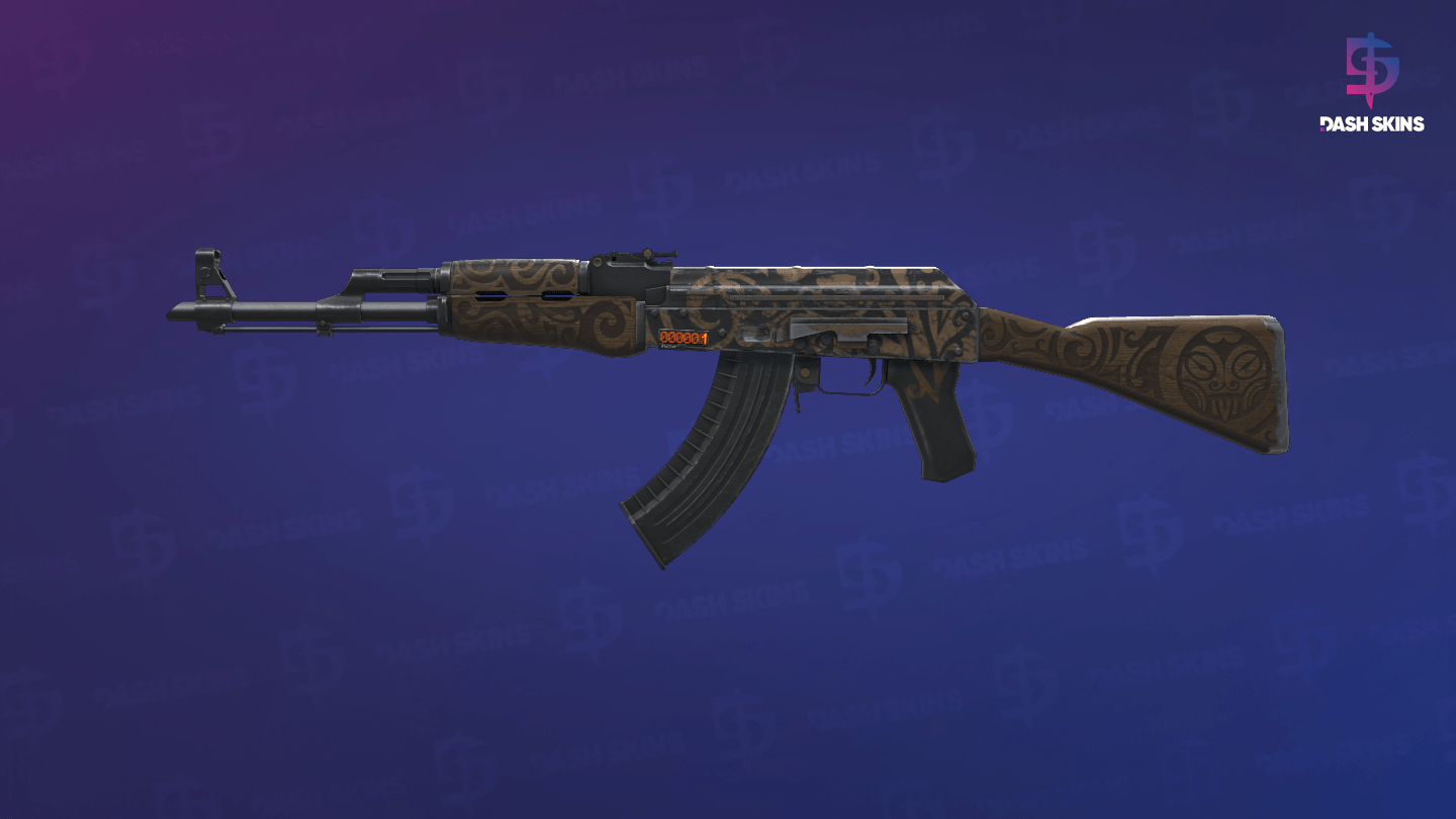 StatTrak™ AK-47 | Uncharted (Well-Worn) Screenshot Playside