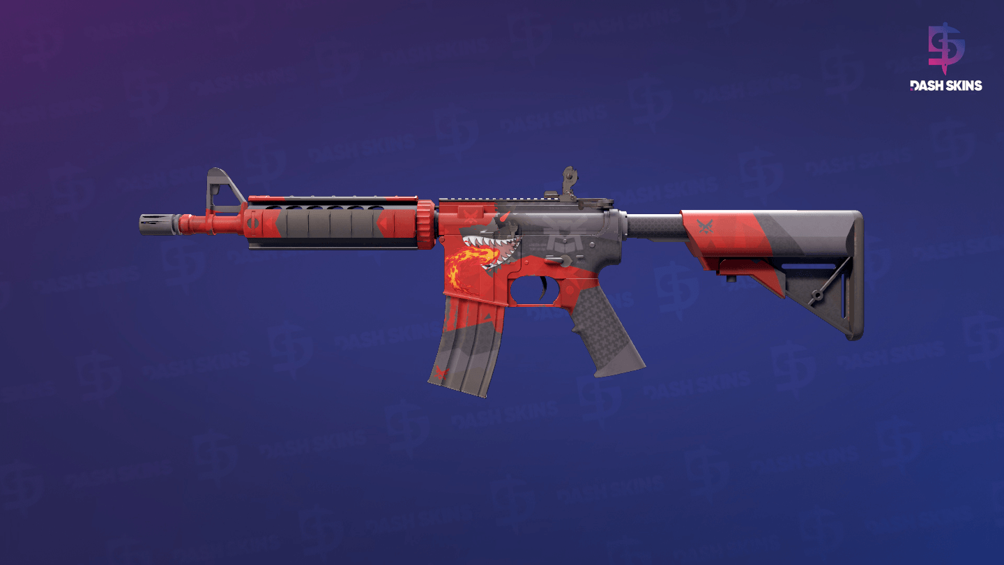 M4A4 | Evil Daimyo (Minimal Wear) Screenshot Playside