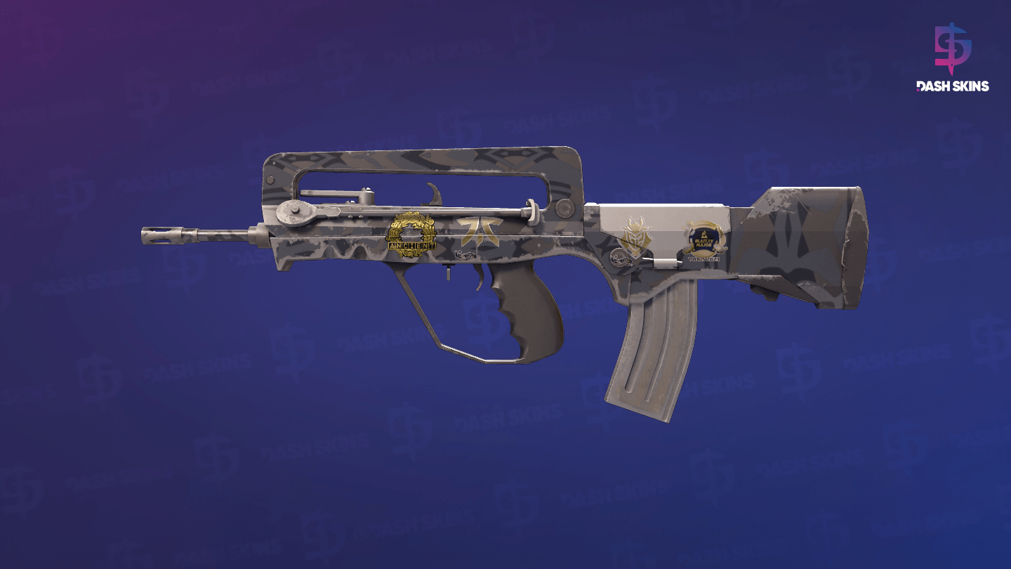 Souvenir FAMAS | Dark Water (Minimal Wear) Screenshot Playside