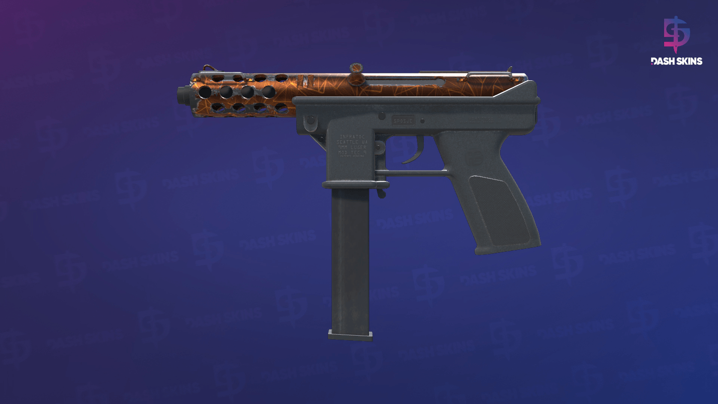 Tec-9 | Red Quartz (Field-Tested) Screenshot Playside