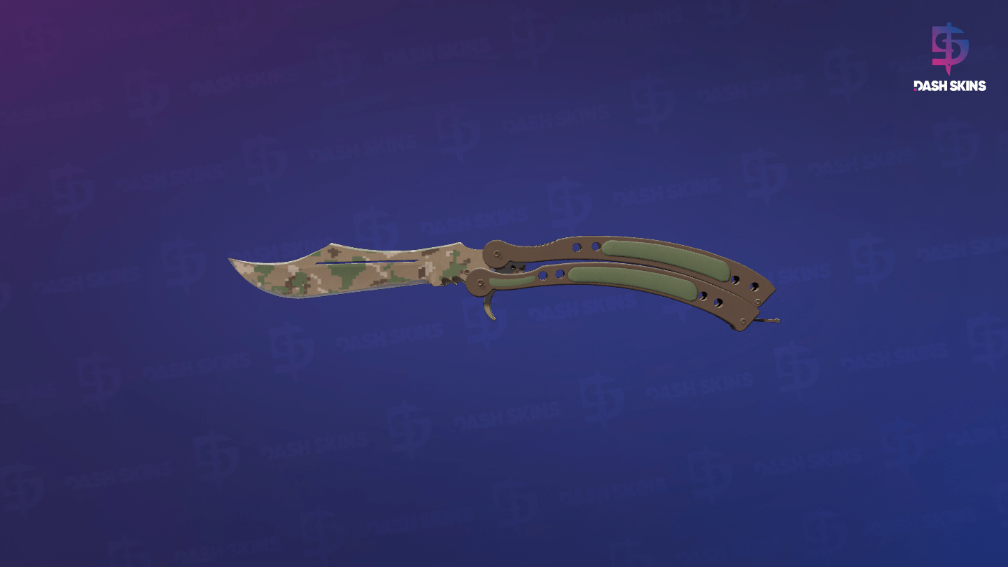 ★ Butterfly Knife | Forest DDPAT (Field-Tested) Screenshot Playside