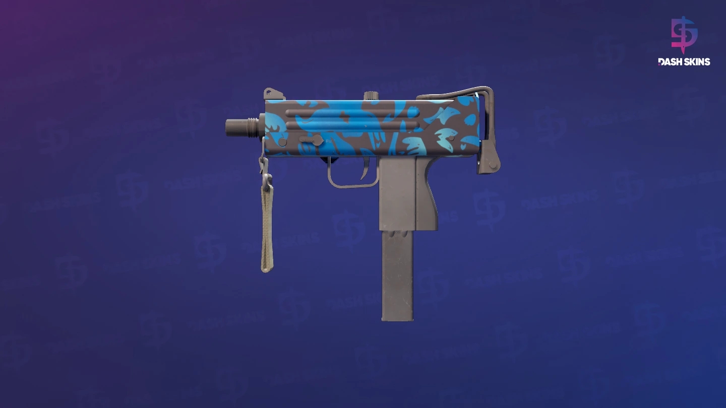 MAC-10 | Oceanic (Minimal Wear) Screenshot Playside