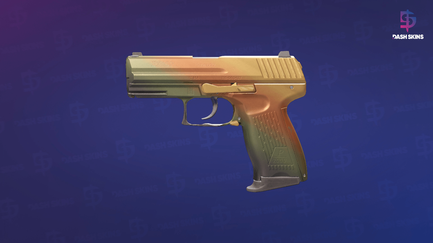 P2000 | Amber Fade (Minimal Wear) Screenshot Playside