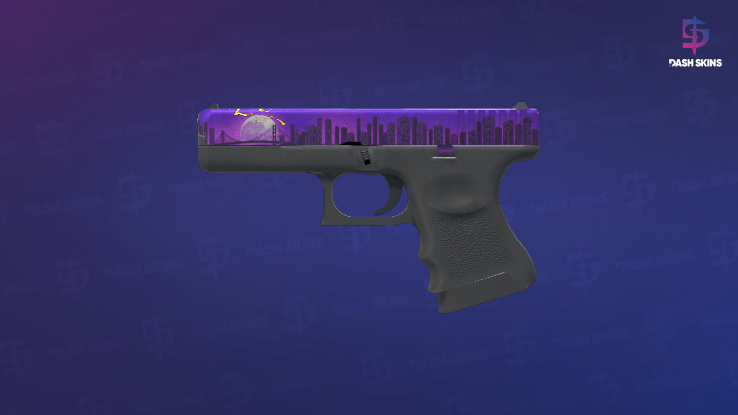 Glock-18 | Moonrise (Minimal Wear) Screenshot Playside