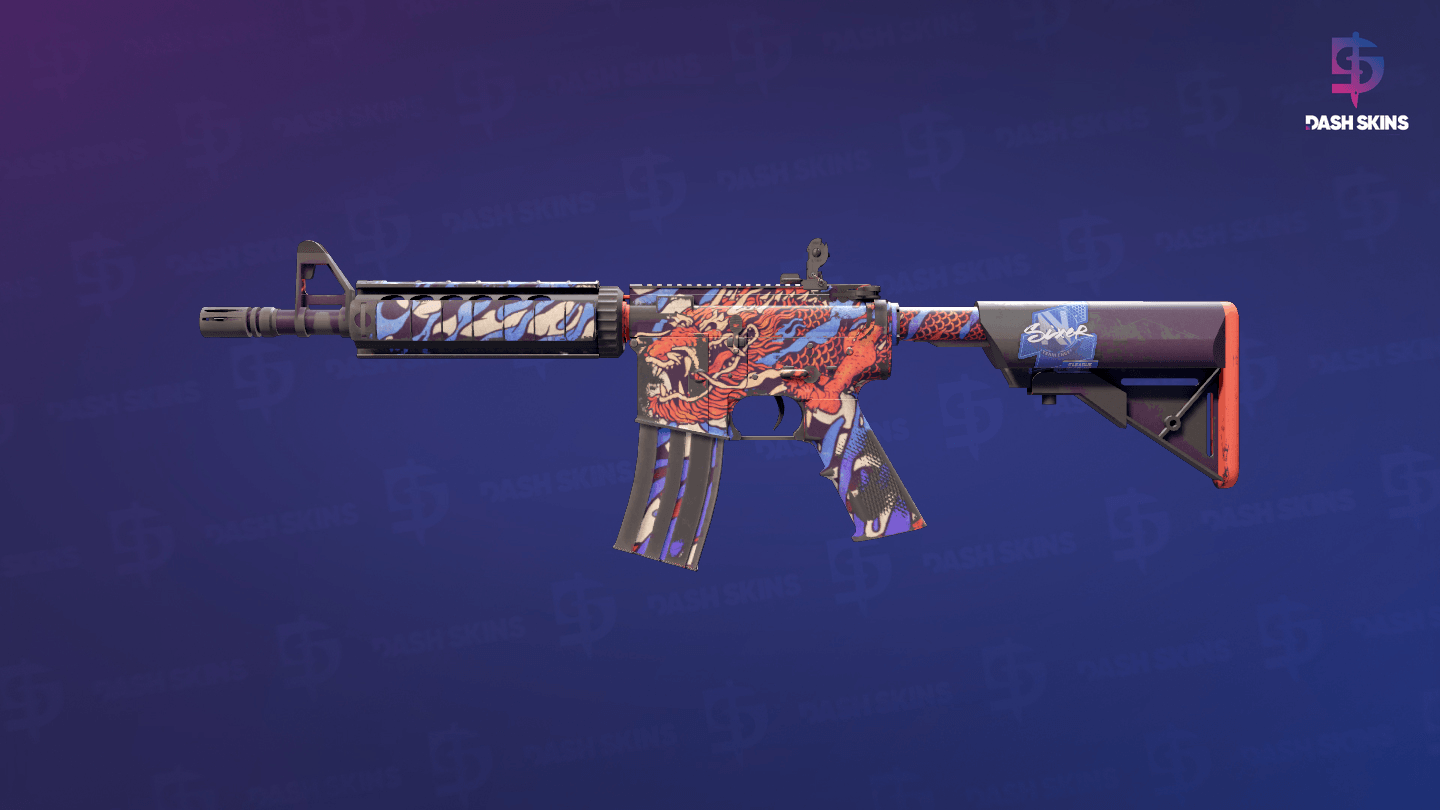 M4A4 | 龍王 (Dragon King) (Field-Tested) Screenshot Playside