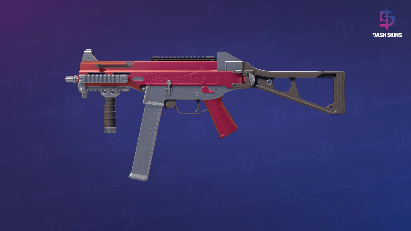 UMP-45 | Crimson Foil (Minimal Wear) Screenshot Playside
