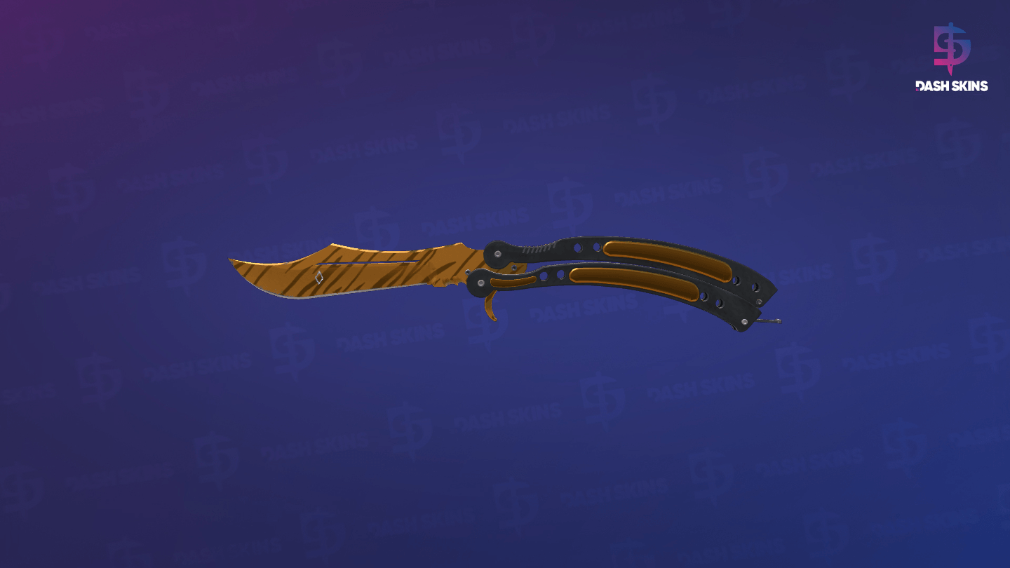 ★ StatTrak™ Butterfly Knife | Tiger Tooth (Factory New) Screenshot Playside