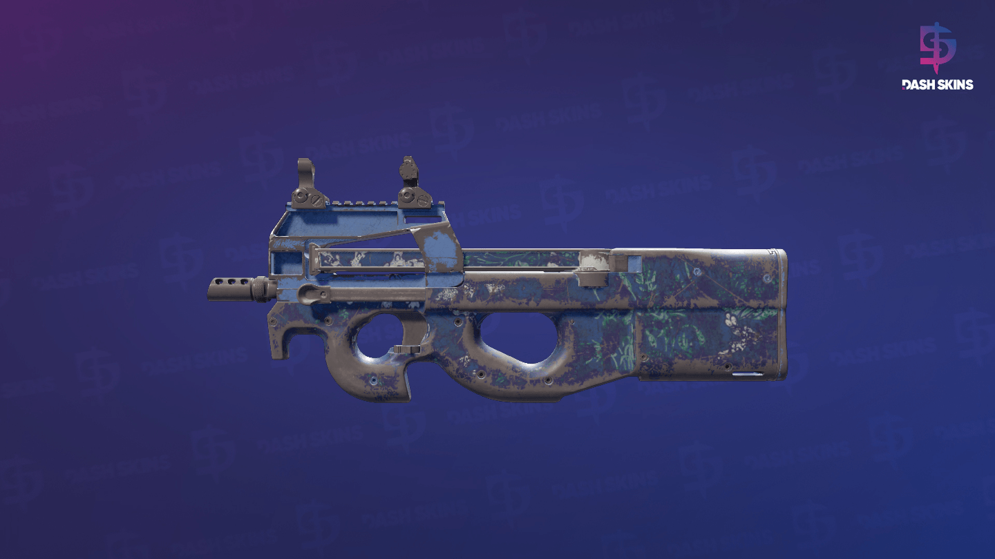 P90 | Reef Grief (Battle-Scarred) Screenshot Playside
