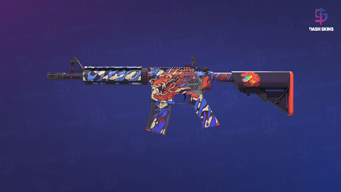M4A4 | 龍王 (Dragon King) (Minimal Wear) Screenshot Playside