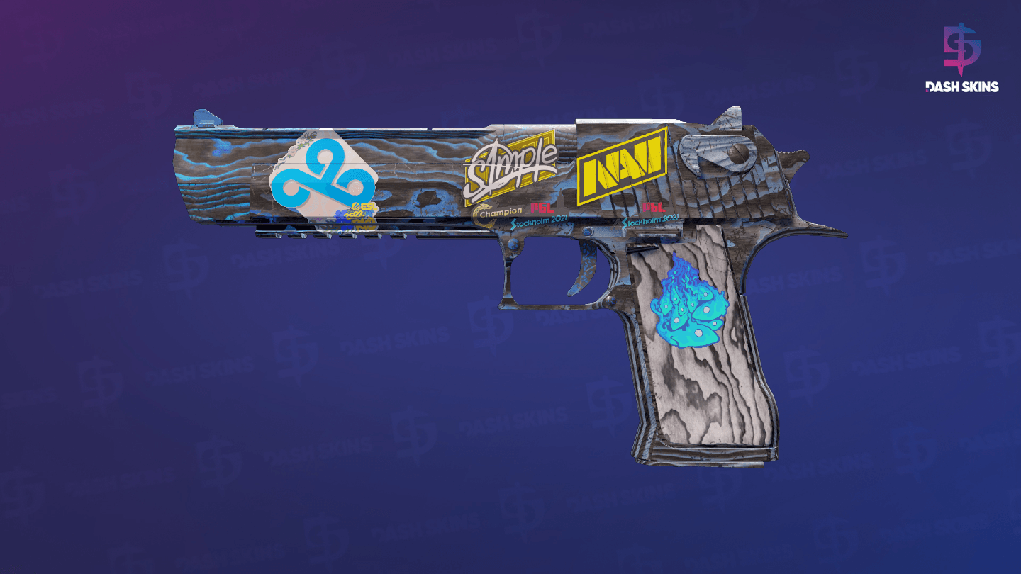 Desert Eagle | Blue Ply (Battle-Scarred) Screenshot Playside