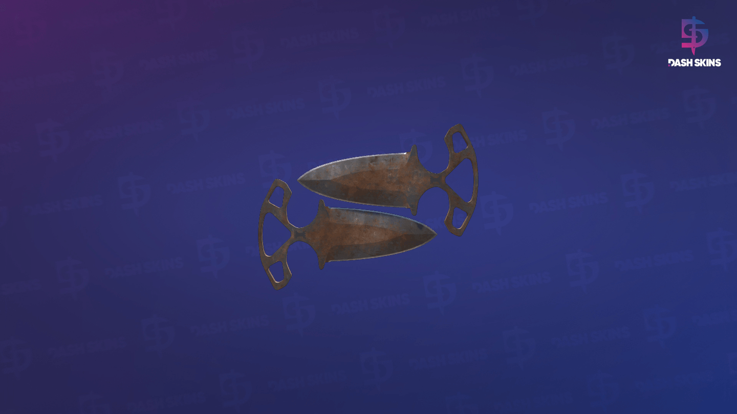 ★ Shadow Daggers | Rust Coat (Battle-Scarred) Screenshot Playside