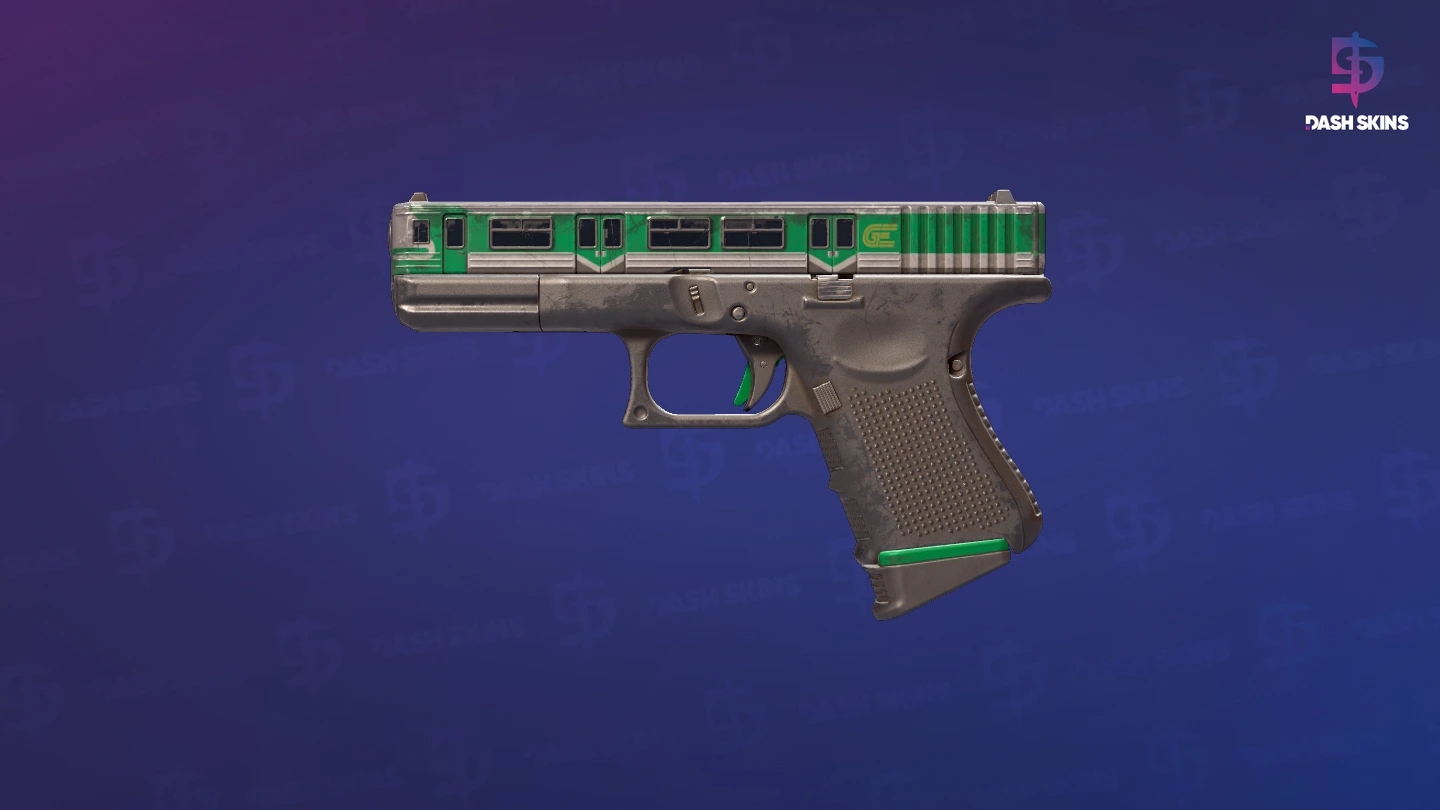 Glock-18 | Green Line (Field-Tested) Screenshot Playside