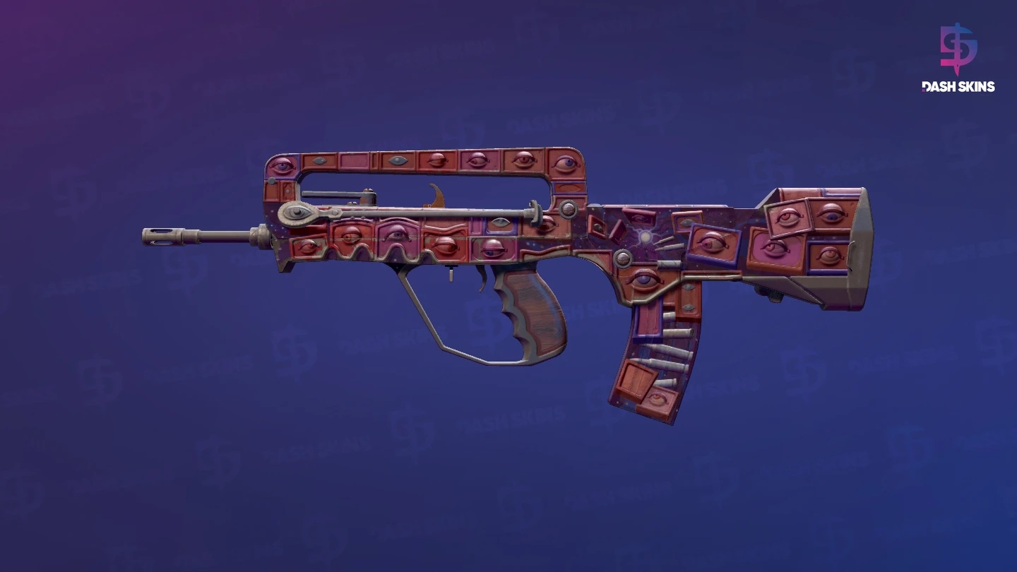 FAMAS | Rapid Eye Movement (Battle-Scarred) Screenshot Playside