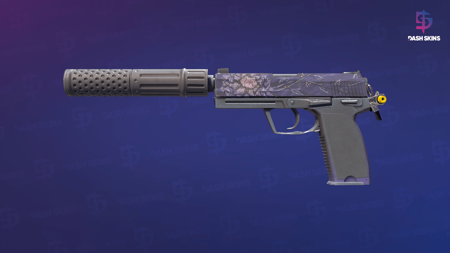 USP-S | Black Lotus (Well-Worn) Screenshot Playside