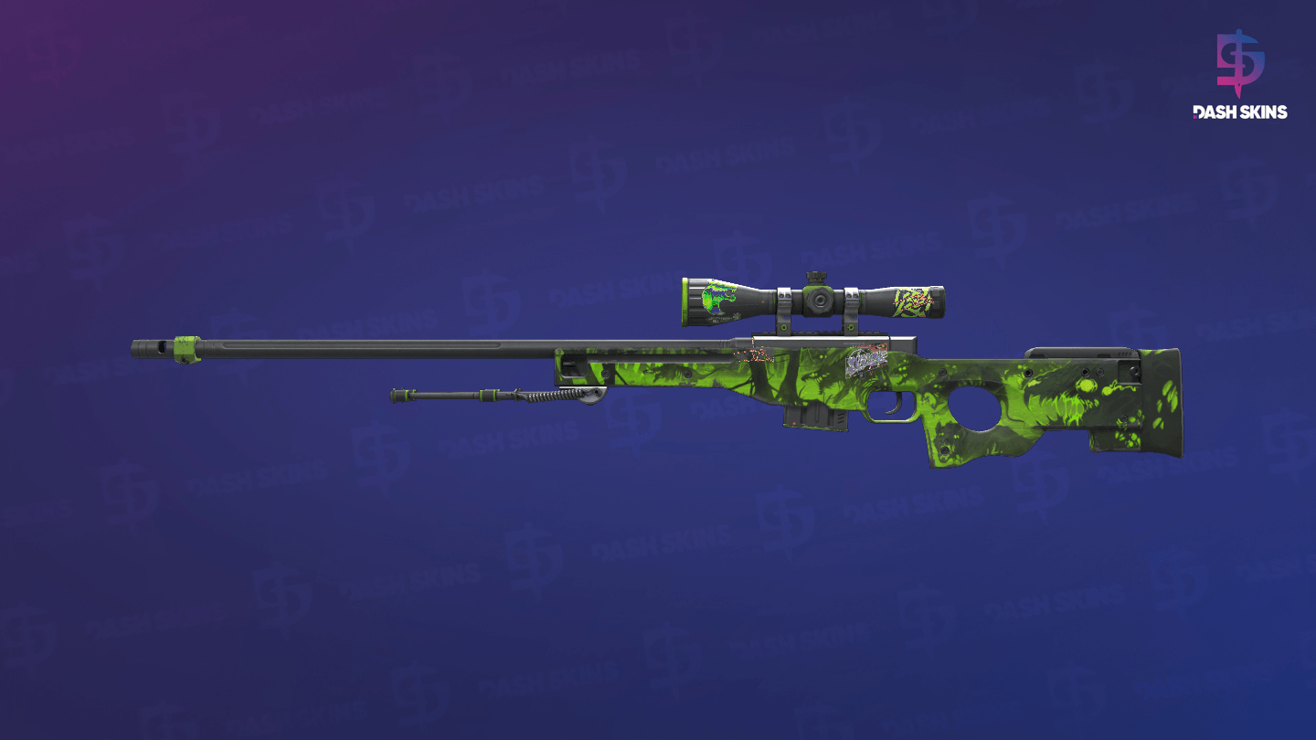 AWP | Containment Breach (Well-Worn) Screenshot Playside