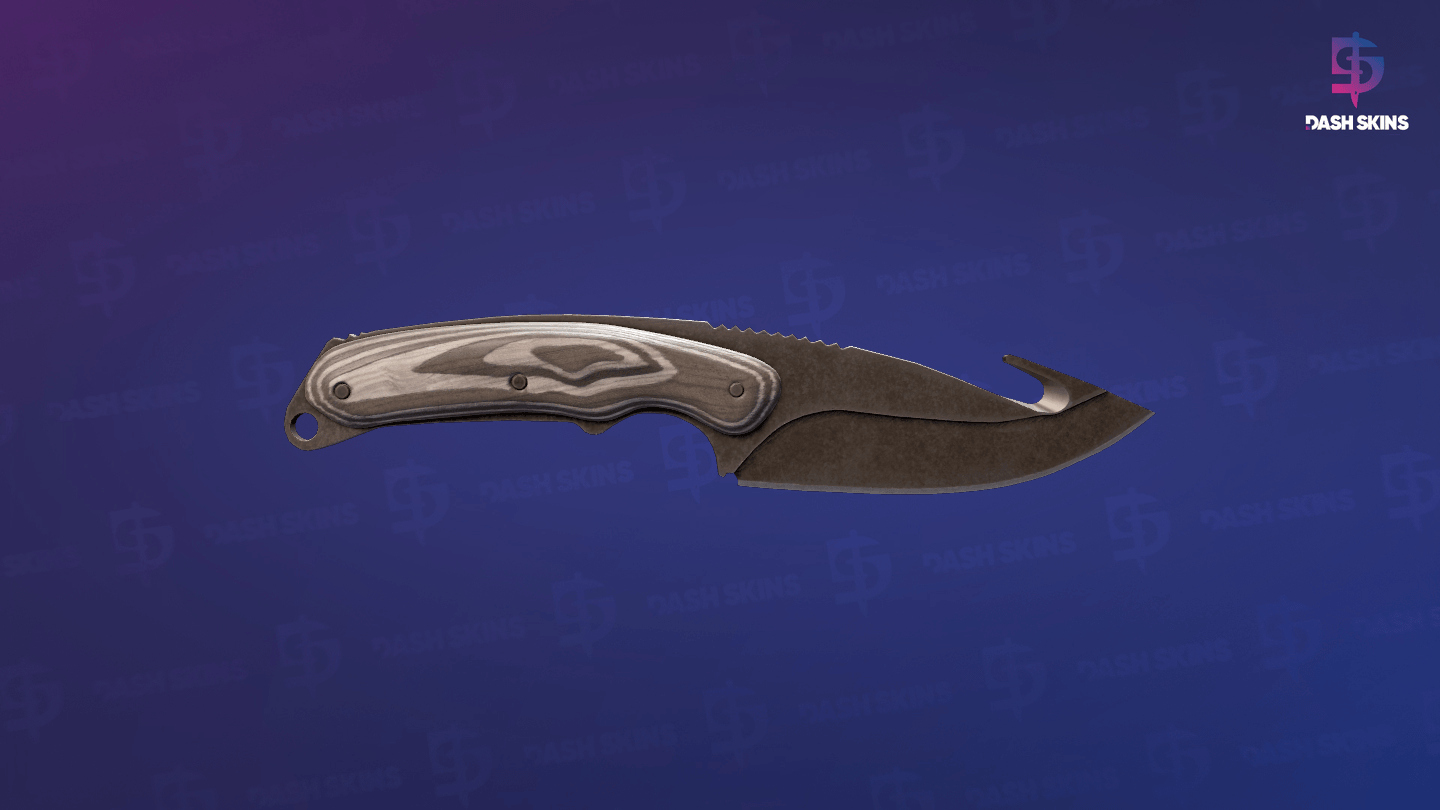 ★ Gut Knife | Black Laminate (Well-Worn) Screenshot Playside