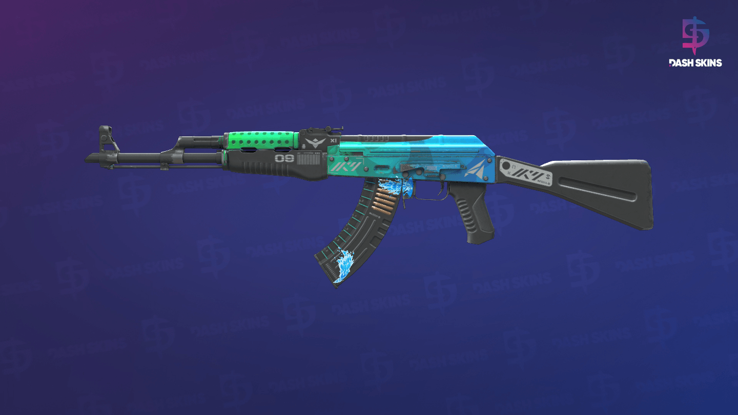 AK-47 | Ice Coaled (Field-Tested) Screenshot Playside