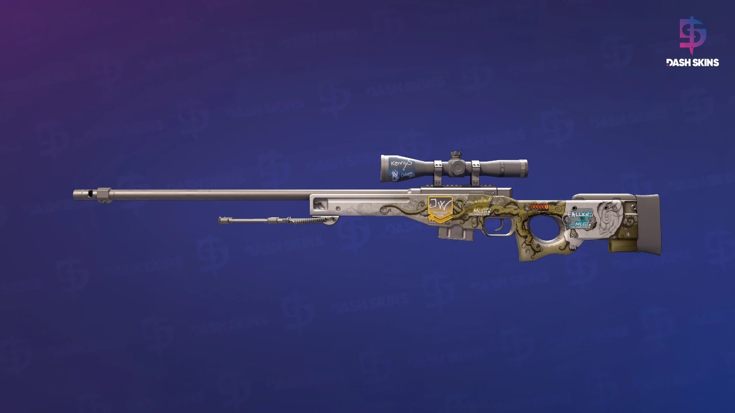 StatTrak™ AWP | Worm God (Minimal Wear) Screenshot Playside