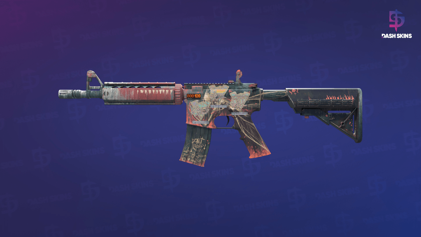 StatTrak™ M4A4 | Tooth Fairy (Factory New) Screenshot Playside