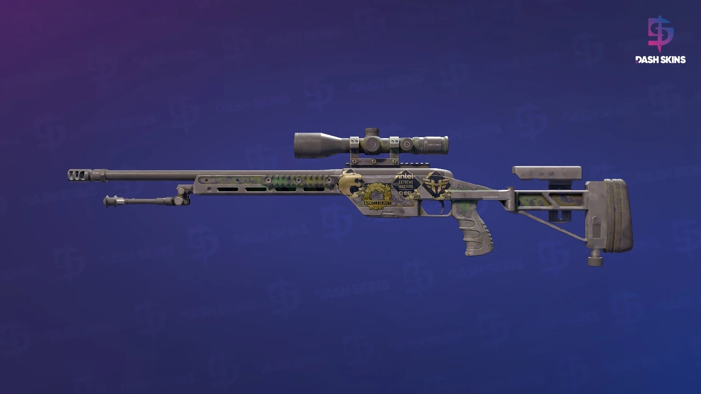 Souvenir SSG 08 | Jungle Dashed (Battle-Scarred) Screenshot Playside
