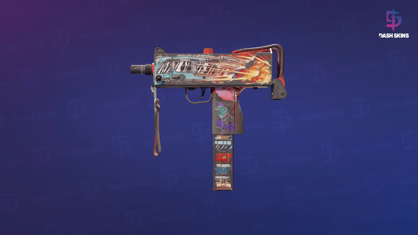 MAC-10 | Derailment (Battle-Scarred) Screenshot Playside