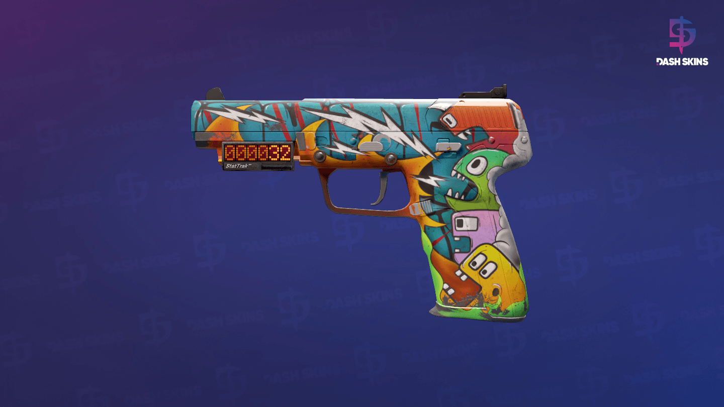 StatTrak™ Five-SeveN | Angry Mob (Field-Tested) Screenshot Playside