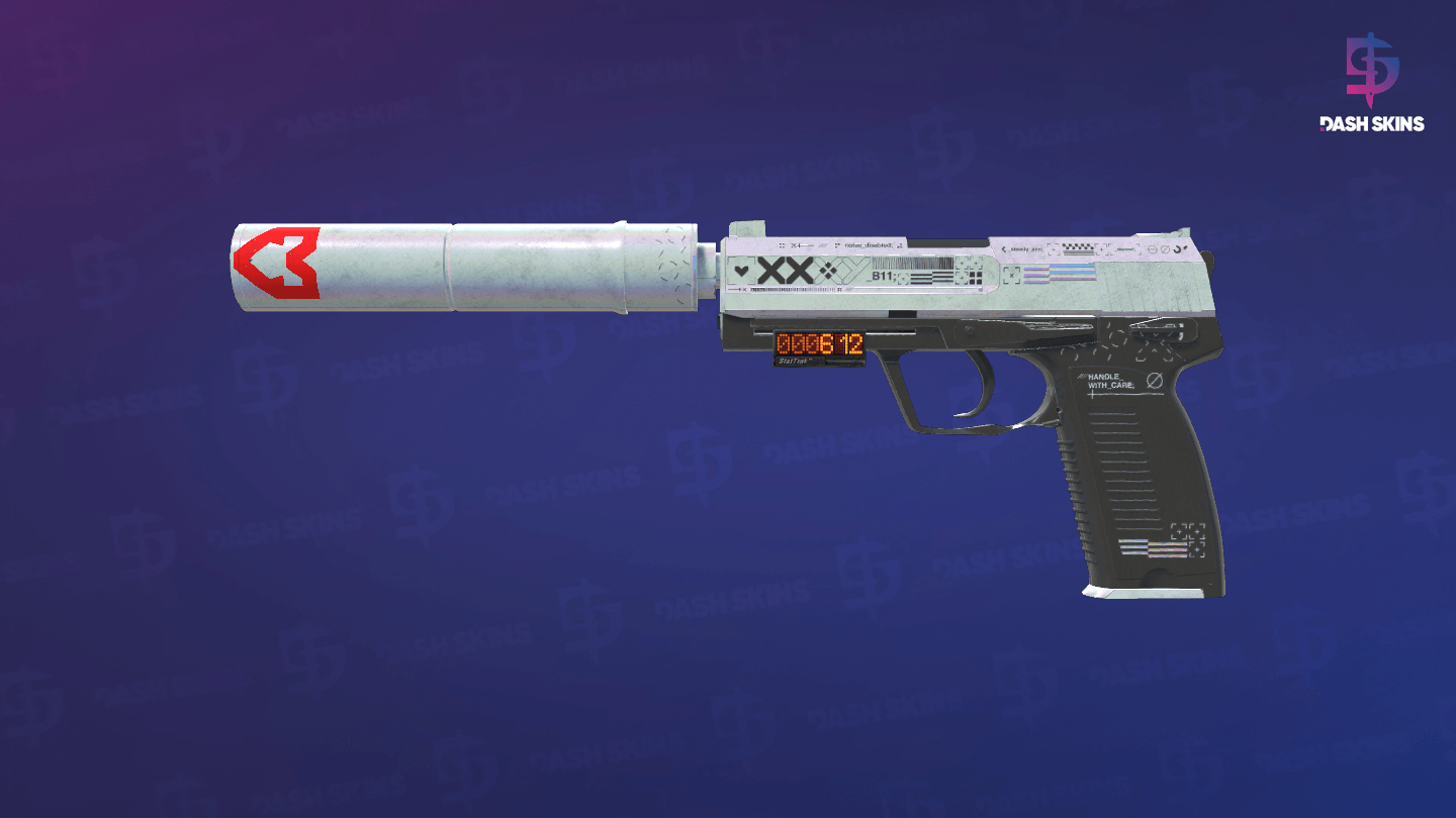 StatTrak™ USP-S | Printstream (Battle-Scarred) Screenshot Playside