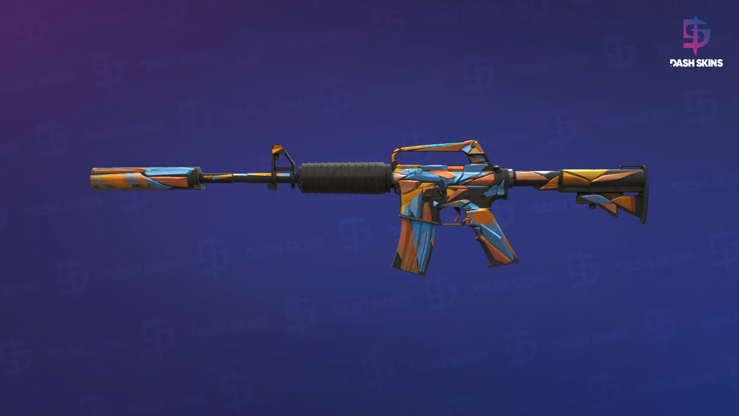 M4A1-S | Leaded Glass (Well-Worn) Screenshot Playside