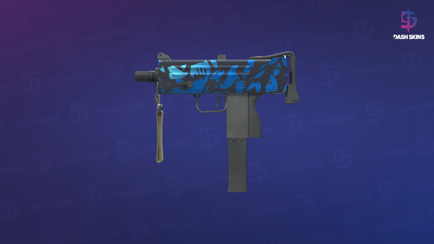 MAC-10 | Oceanic (Factory New) Screenshot Playside
