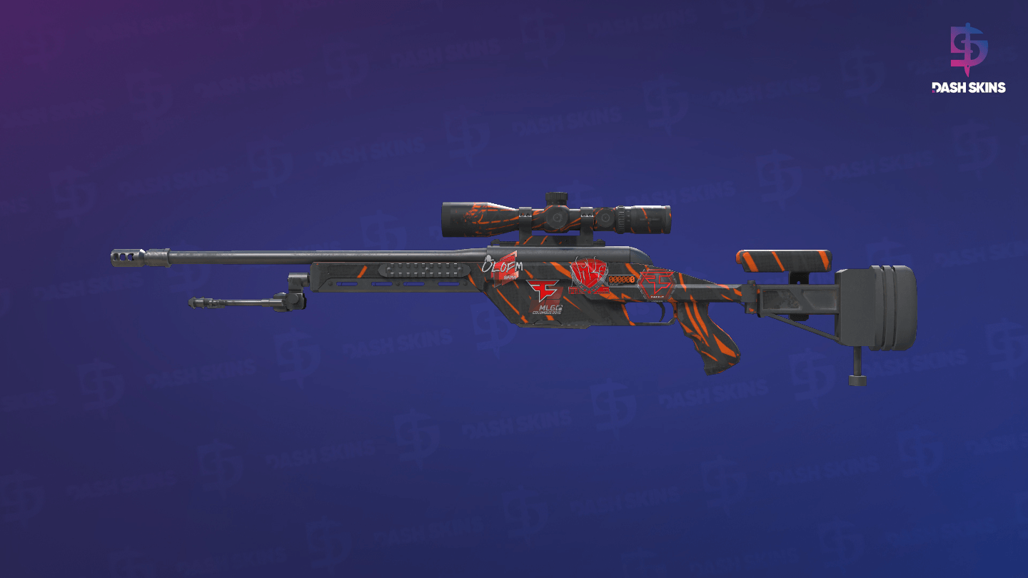 StatTrak™ SSG 08 | Slashed (Field-Tested) Screenshot Playside