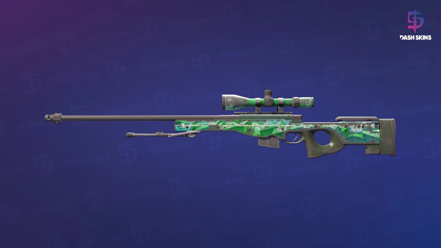 AWP | Green Energy (Battle-Scarred) Screenshot Playside