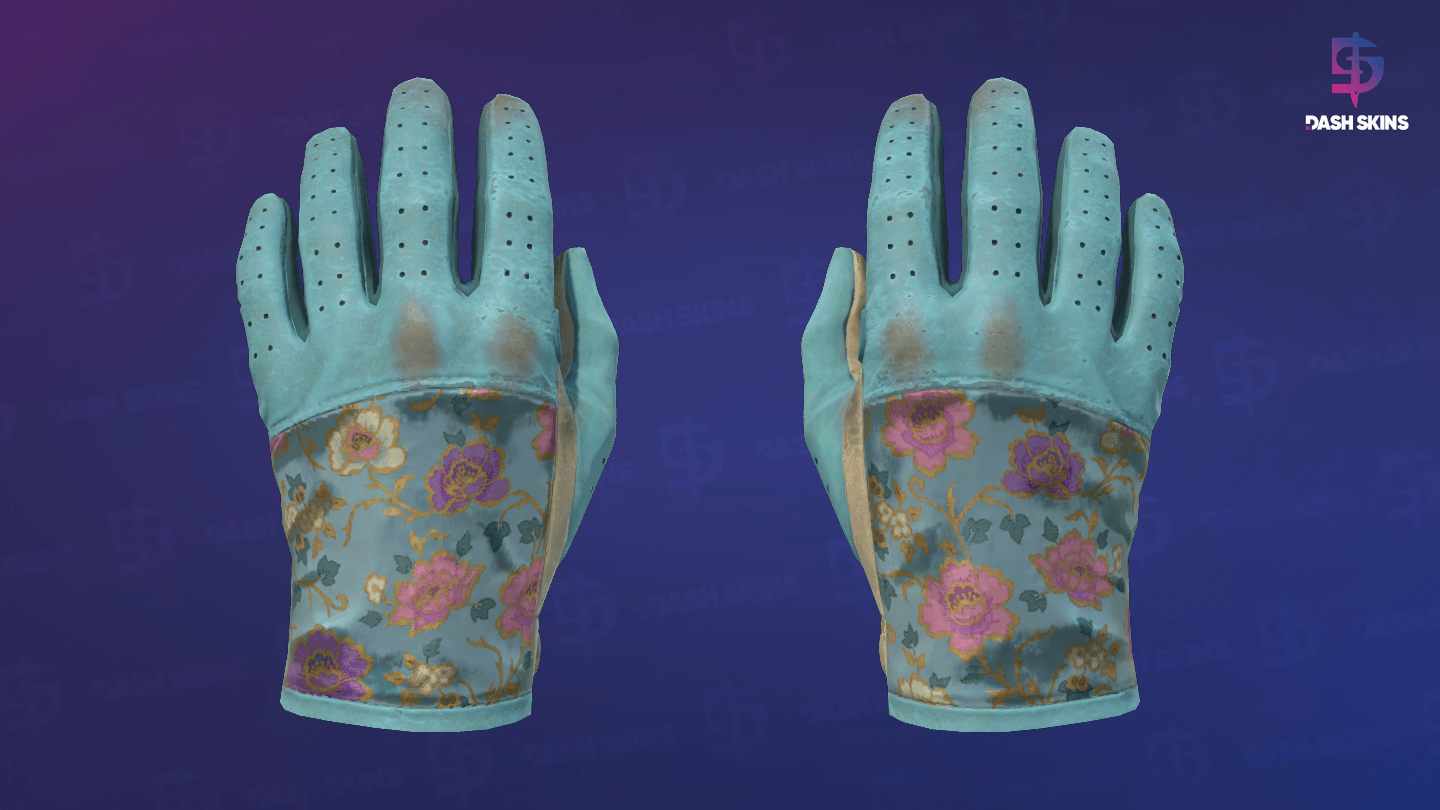 ★ Driver Gloves | Brocade Flowers (Well-Worn) Screenshot Playside