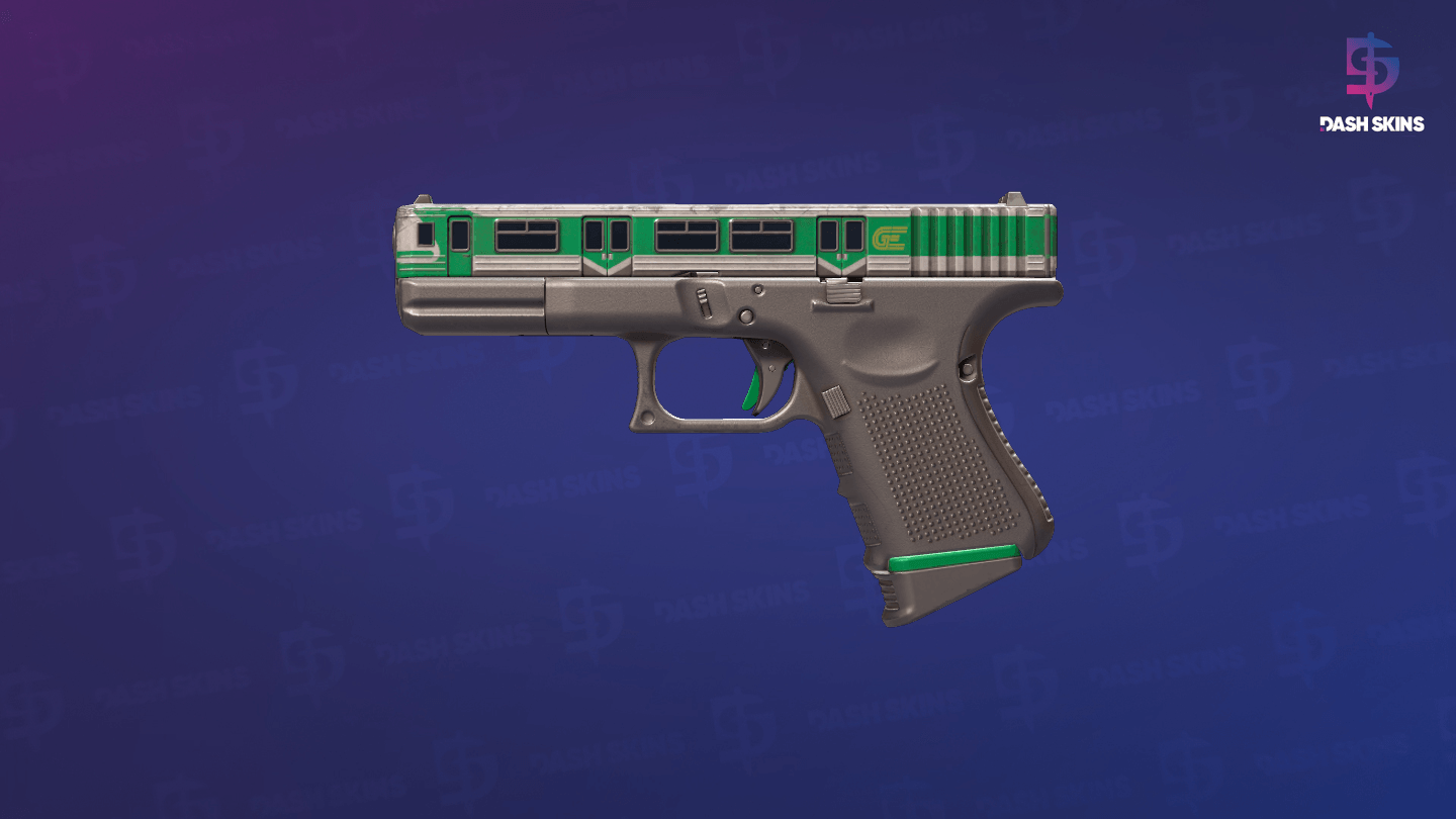 Glock-18 | Green Line (Minimal Wear) Screenshot Playside