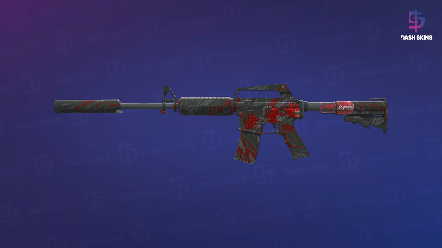 M4A1-S | Blood Tiger (Minimal Wear) Screenshot Playside