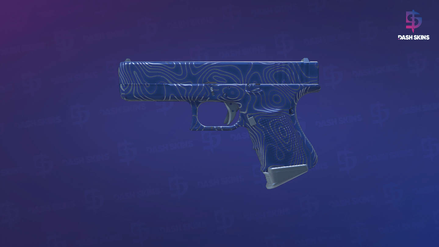 Glock-18 | Ocean Topo (Factory New) Screenshot Playside