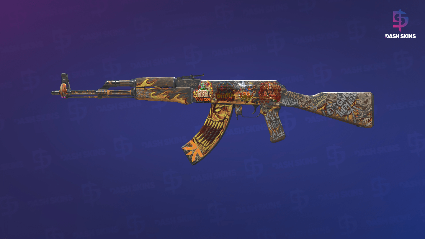 StatTrak™ AK-47 | Searing Rage (Field-Tested) Screenshot Playside