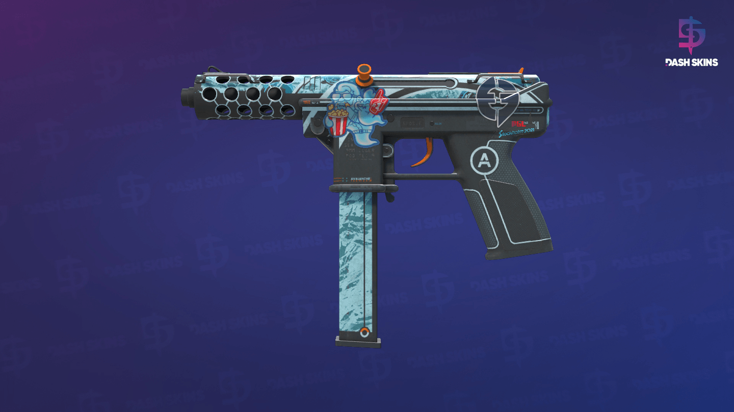 Tec-9 | Avalanche (Well-Worn) Screenshot Playside