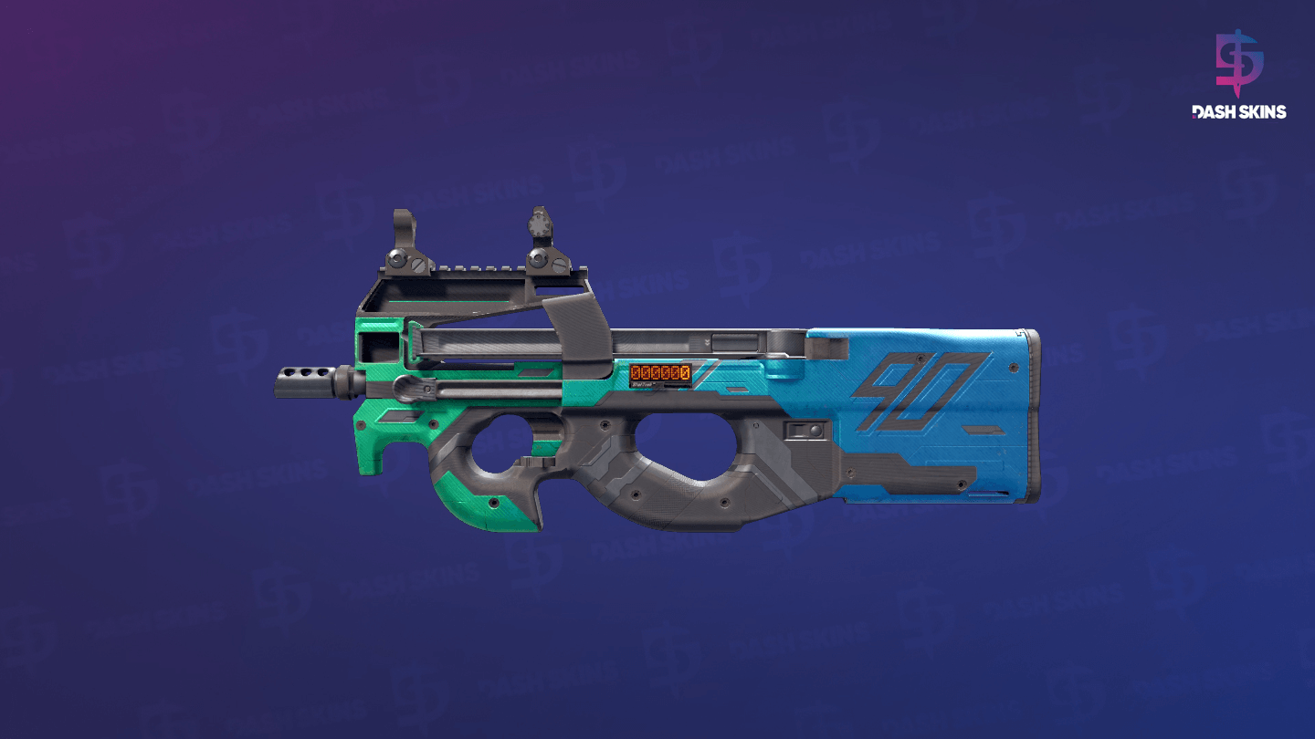 StatTrak™ P90 | Wave Breaker (Minimal Wear) Screenshot Playside