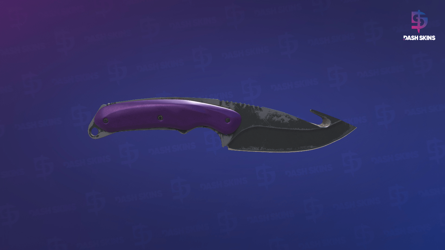 ★ Gut Knife | Ultraviolet (Well-Worn) Screenshot Playside