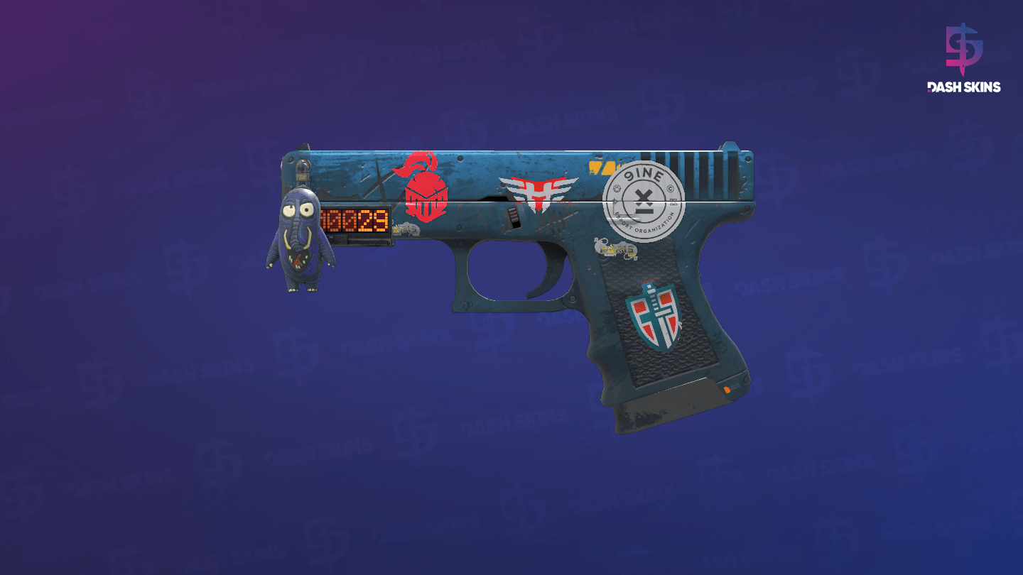 StatTrak™ Glock-18 | Off World (Well-Worn) Screenshot Playside