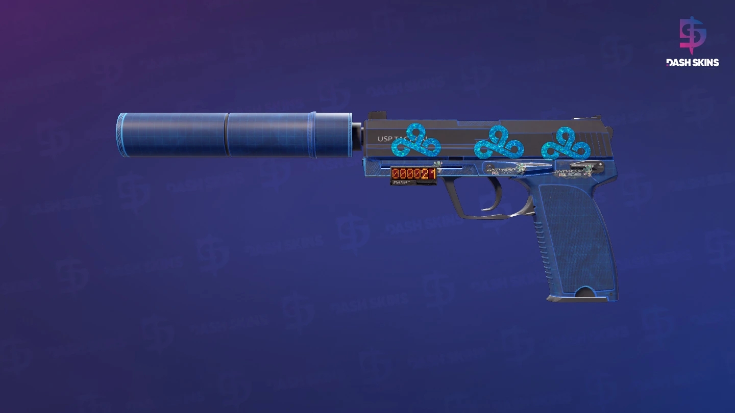 StatTrak™ USP-S | Blueprint (Minimal Wear) Screenshot Playside