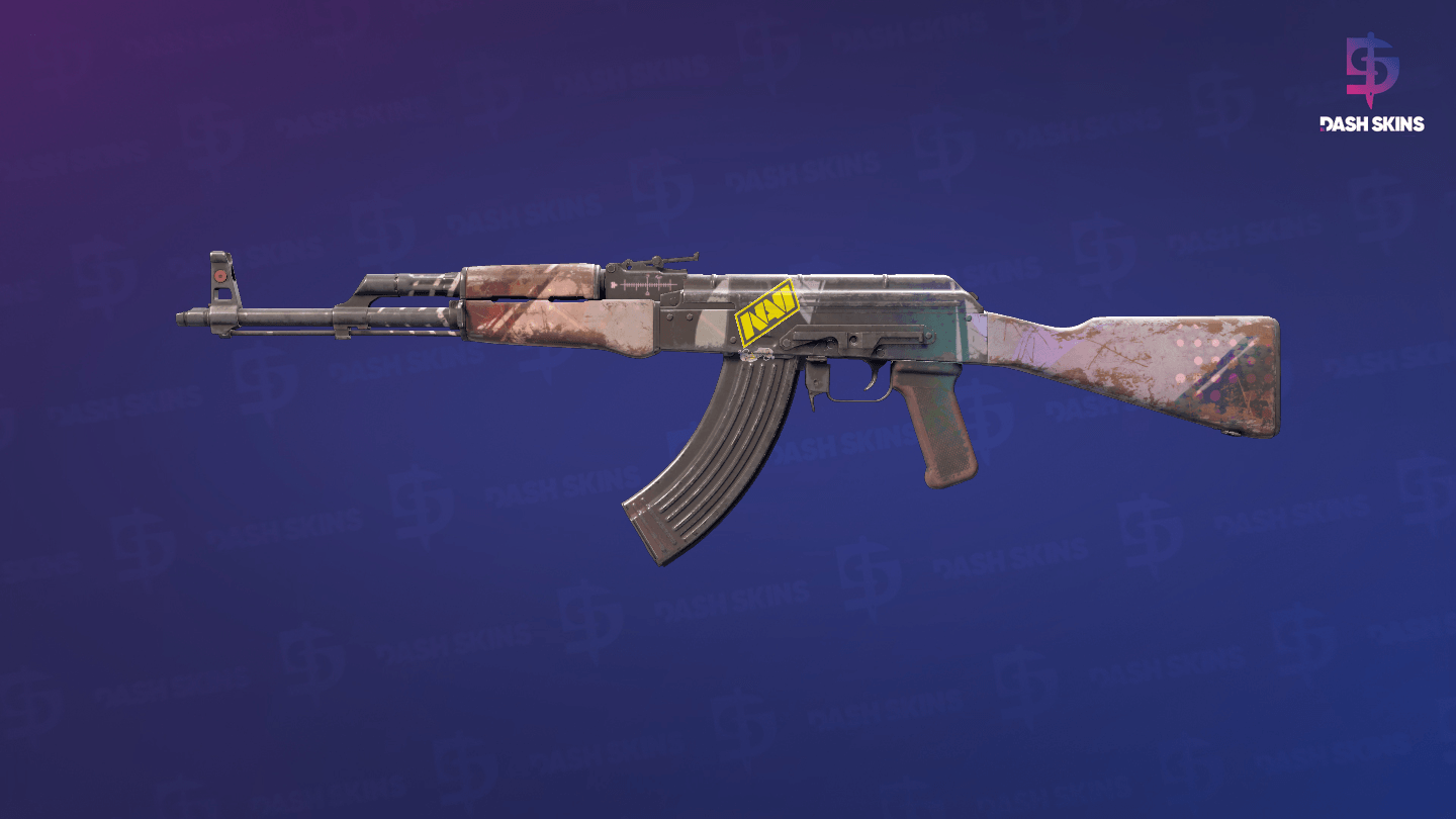 AK-47 | Crossfade (Well-Worn) Screenshot Playside