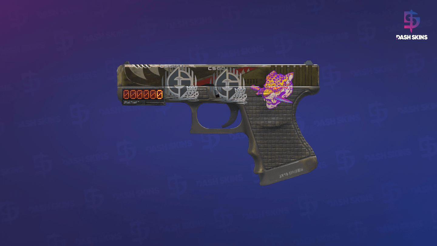 StatTrak™ Glock-18 | Warhawk (Field-Tested) Screenshot Playside