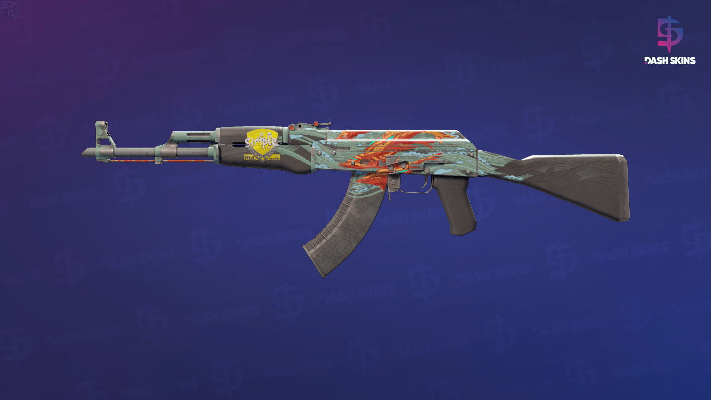AK-47 | Aquamarine Revenge (Field-Tested) Screenshot Playside
