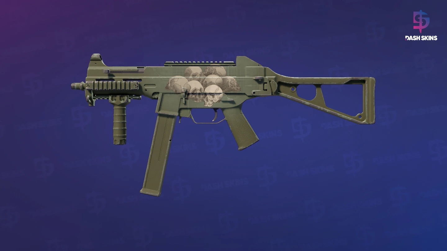 UMP-45 | Bone Pile (Minimal Wear) Screenshot Playside