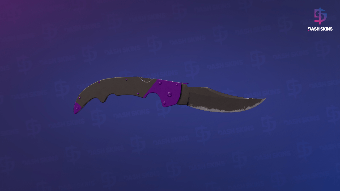 ★ Falchion Knife | Ultraviolet (Field-Tested) Screenshot Playside